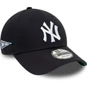 lippikset-kaareva-laivastonsininen-saadettava-nauha-9forty-team-side-patch-new-york-yankees-mlb-new-era