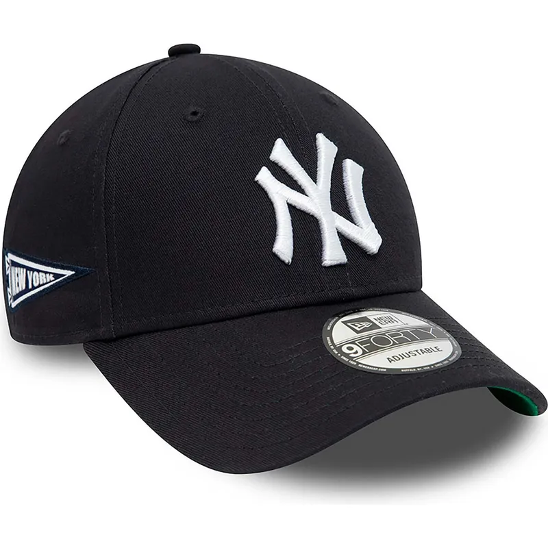 lippikset-kaareva-laivastonsininen-saadettava-nauha-9forty-team-side-patch-new-york-yankees-mlb-new-era lippikset-kaareva-laivastonsininen-saadettava-nauha-9forty-team-side-patch-new-york-yankees-mlb-new-era