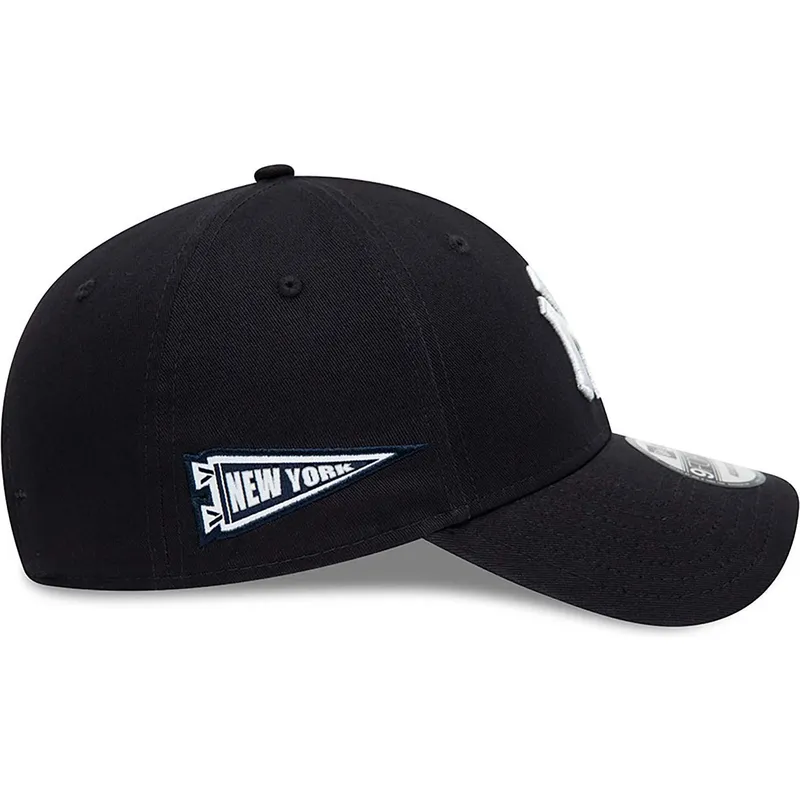 lippikset-kaareva-laivastonsininen-saadettava-nauha-9forty-team-side-patch-new-york-yankees-mlb-new-era lippikset-kaareva-laivastonsininen-saadettava-nauha-9forty-team-side-patch-new-york-yankees-mlb-new-era