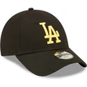lippikset-kaareva-musta-saadettava-nauha-lapsille-dorado-9forty-league-essential-los-angeles-dodgers-mlb-new-era