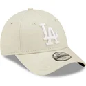 lippikset-kaareva-beige-saadettava-nauha-lapsille-9forty-league-essential-los-angeles-dodgers-mlb-new-era