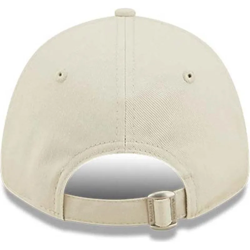 lippikset-kaareva-beige-saadettava-nauha-lapsille-9forty-league-essential-los-angeles-dodgers-mlb-new-era