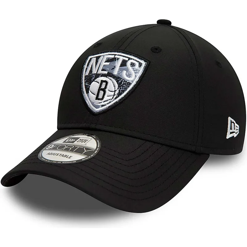 lippikset-kaareva-musta-saadettava-nauha-9forty-print-infill-brooklyn-nets-nba-new-era