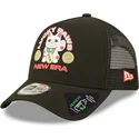 lippikset-kaareva-rekka-musta-snapback-a-frame-repreve-lucky-paws-new-era