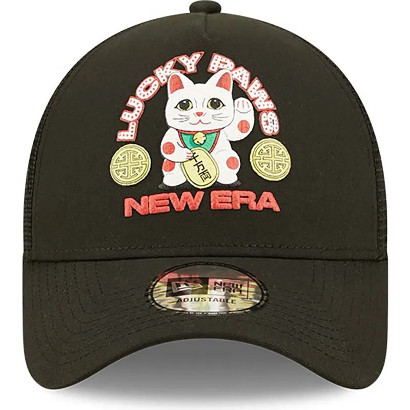 lippikset-kaareva-rekka-musta-snapback-a-frame-repreve-lucky-paws-new-era