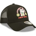 lippikset-kaareva-rekka-musta-snapback-a-frame-repreve-lucky-paws-new-era