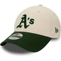 lippikset-kaareva-beige-saadettava-nauha-9forty-oakland-athletics-mlb-new-era