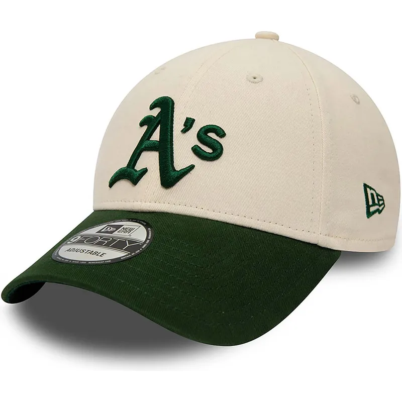 lippikset-kaareva-beige-saadettava-nauha-9forty-oakland-athletics-mlb-new-era