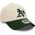 lippikset-kaareva-beige-saadettava-nauha-9forty-oakland-athletics-mlb-new-era