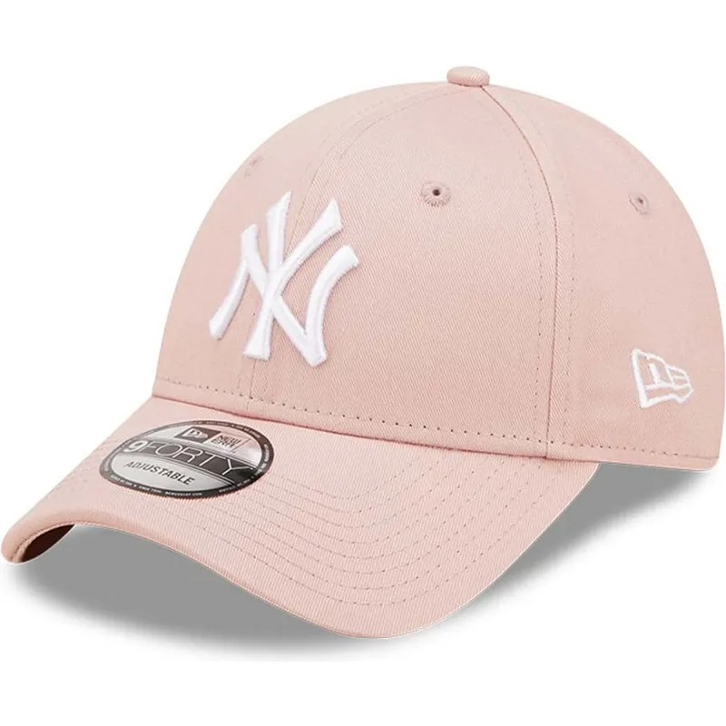 lippikset-kaareva-vaaleanpunainen-saadettava-nauha-9forty-league-essential-new-york-yankees-mlb-new-era lippikset-kaareva-vaaleanpunainen-saadettava-nauha-9forty-league-essential-new-york-yankees-mlb-new-era