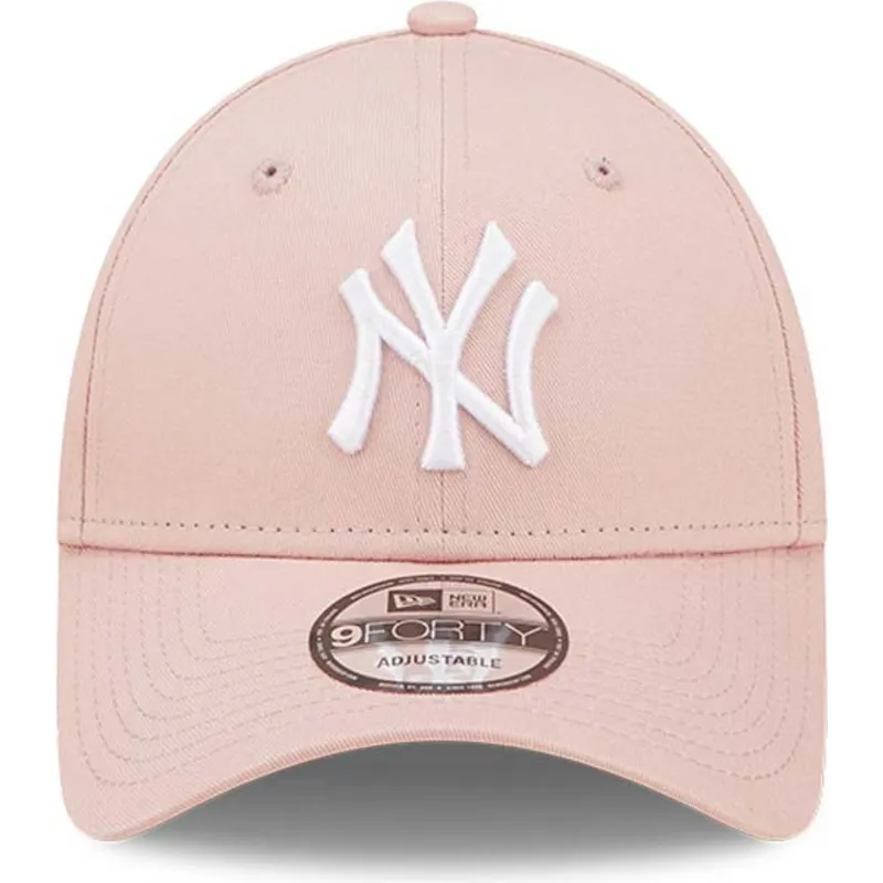 lippikset-kaareva-vaaleanpunainen-saadettava-nauha-9forty-league-essential-new-york-yankees-mlb-new-era lippikset-kaareva-vaaleanpunainen-saadettava-nauha-9forty-league-essential-new-york-yankees-mlb-new-era