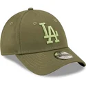 lippikset-kaareva-vihrea-saadettava-nauha-lapsille-9forty-league-essential-los-angeles-dodgers-mlb-new-era