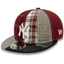 lippikset-littea-punainen-saadettava-nauha-9fifty-patch-panel-new-york-yankees-mlb-new-era
