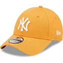 lippikset-kaareva-oranssi-saadettava-nauha-9forty-league-essential-new-york-yankees-mlb-new-era