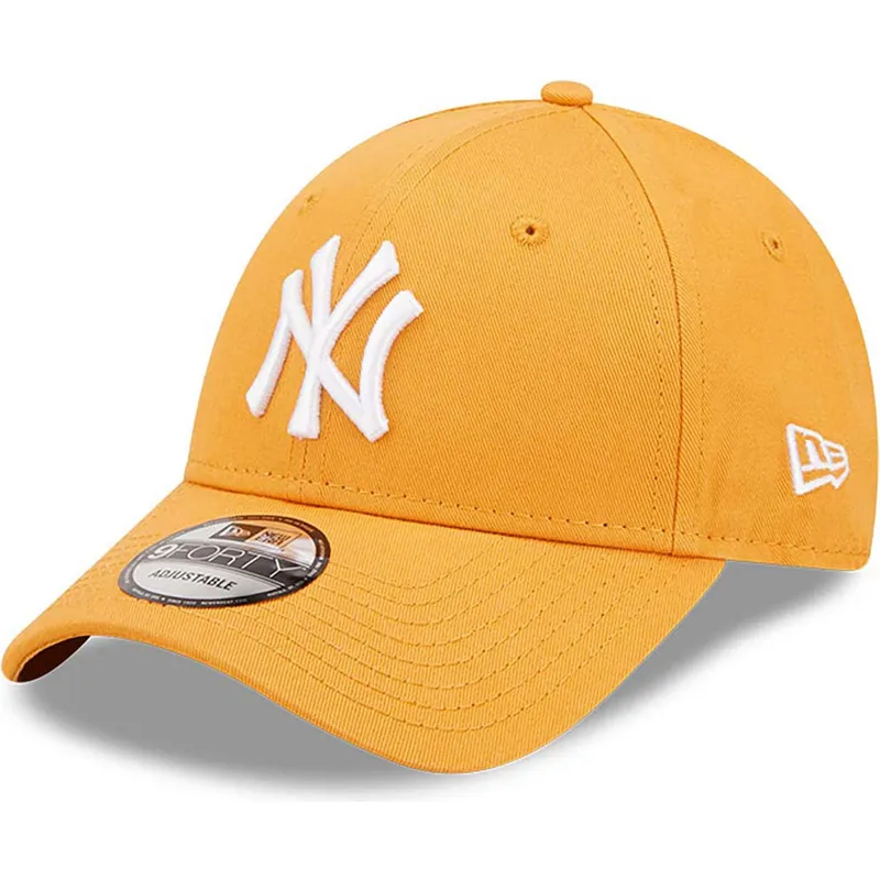 lippikset-kaareva-oranssi-saadettava-nauha-9forty-league-essential-new-york-yankees-mlb-new-era