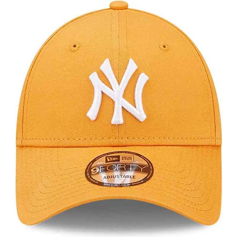 lippikset-kaareva-oranssi-saadettava-nauha-9forty-league-essential-new-york-yankees-mlb-new-era
