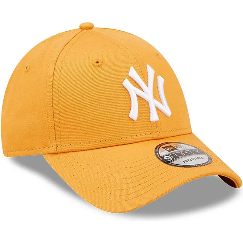 lippikset-kaareva-oranssi-saadettava-nauha-9forty-league-essential-new-york-yankees-mlb-new-era