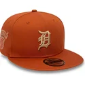 lippikset-littea-ruskea-snapback-9fifty-side-patch-detroit-tigers-mlb-new-era