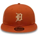 lippikset-littea-ruskea-snapback-9fifty-side-patch-detroit-tigers-mlb-new-era