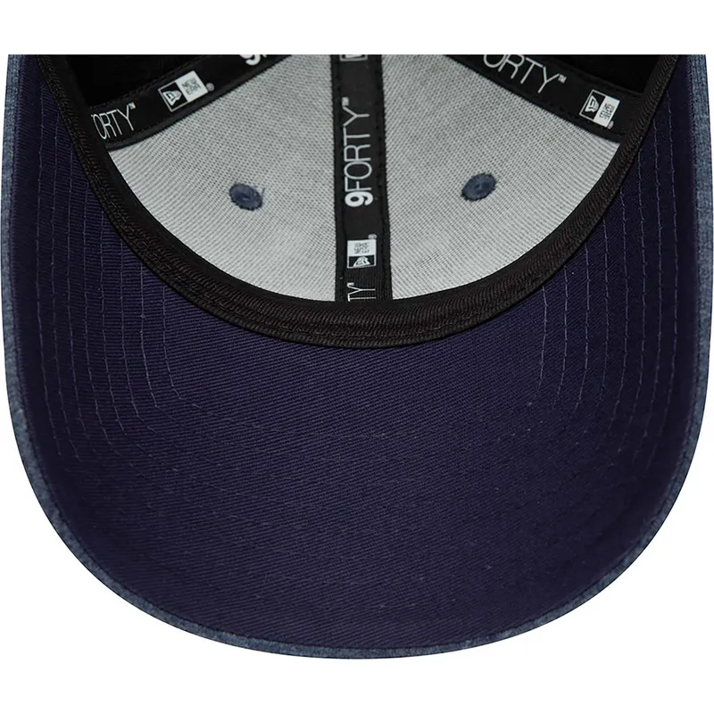 lippikset-kaareva-laivastonsininen-saadettava-nauha-9forty-tonal-jersey-los-angeles-dodgers-mlb-new-era