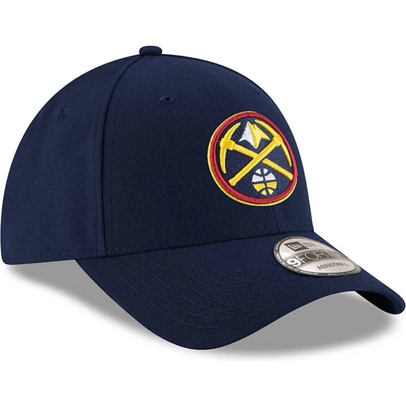 lippikset-kaareva-laivastonsininen-saadettava-nauha-9forty-the-league-denver-nuggets-nba-new-era