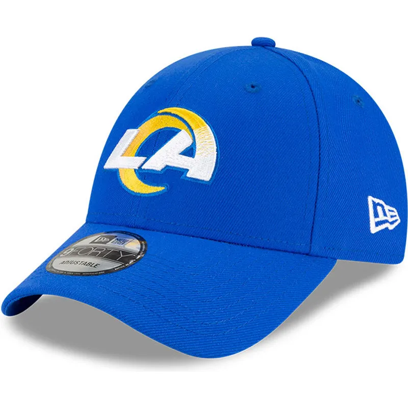 cap-kaareva-blue-adjustable-strap-9forty-the-league-los-angeles-rams-nfl-new-era cap-kaareva-blue-adjustable-strap-9forty-the-league-los-angeles-rams-nfl-new-era