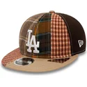 lippikset-littea-ruskea-saadettava-nauha-9fifty-patch-panel-los-angeles-dodgers-mlb-new-era