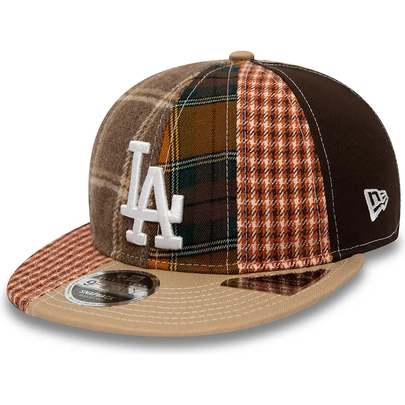 lippikset-littea-ruskea-saadettava-nauha-9fifty-patch-panel-los-angeles-dodgers-mlb-new-era