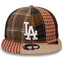 lippikset-littea-ruskea-saadettava-nauha-9fifty-patch-panel-los-angeles-dodgers-mlb-new-era