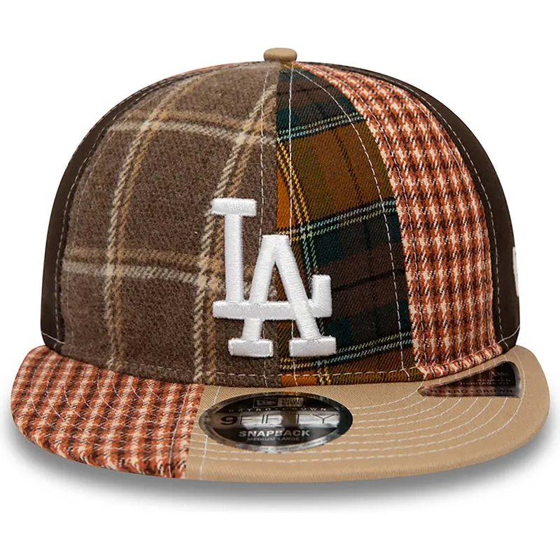 lippikset-littea-ruskea-saadettava-nauha-9fifty-patch-panel-los-angeles-dodgers-mlb-new-era