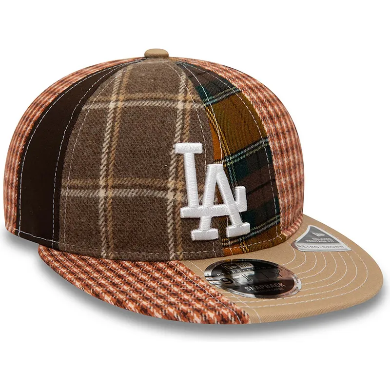lippikset-littea-ruskea-saadettava-nauha-9fifty-patch-panel-los-angeles-dodgers-mlb-new-era
