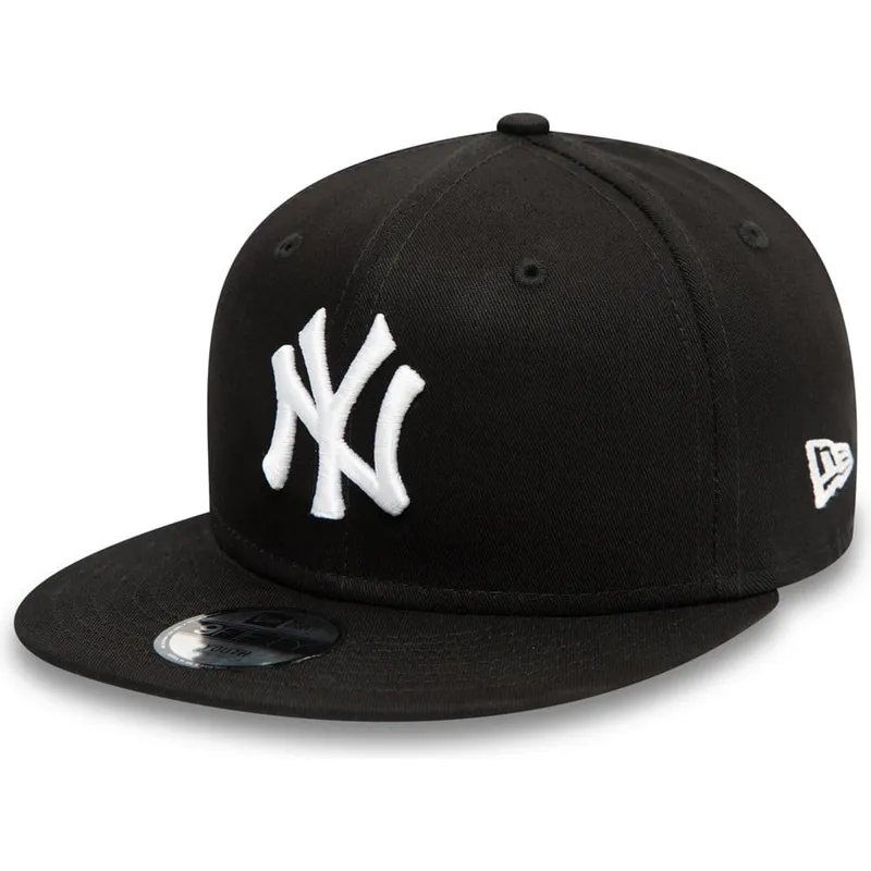 lippikset-littea-musta-snapback-lapsille-9fifty-essential-new-york-yankees-mlb-new-era