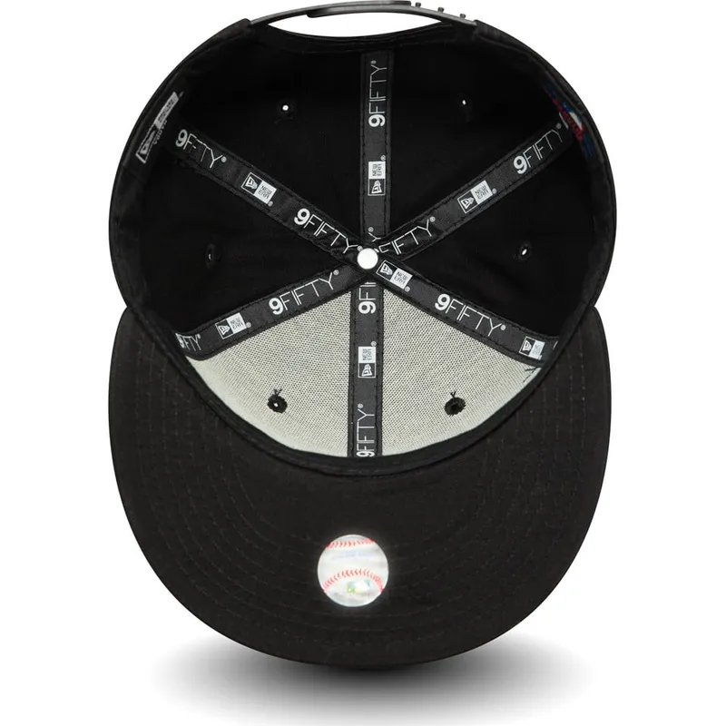 lippikset-littea-musta-snapback-lapsille-9fifty-essential-new-york-yankees-mlb-new-era