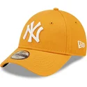 cap-kaareva-orange-adjustable-strap-lapsille-9forty-league-essential-new-york-yankees-mlb-new-era