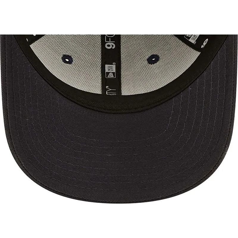 cap-kaareva-navy-blue-adjustable-strap-lapsille-marron-9forty-league-essential-los-angeles-dodgers-mlb-new-era