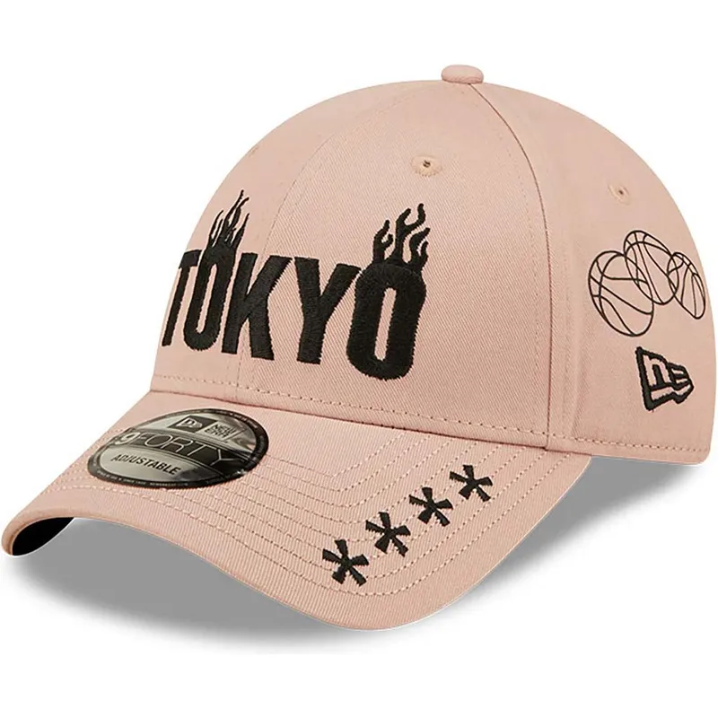 lippikset-kaareva-vaaleanpunainen-saadettava-nauha-tokyo-9forty-graphic-new-era