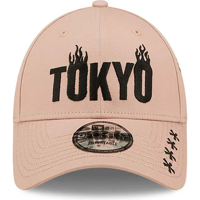 lippikset-kaareva-vaaleanpunainen-saadettava-nauha-tokyo-9forty-graphic-new-era