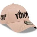 lippikset-kaareva-vaaleanpunainen-saadettava-nauha-tokyo-9forty-graphic-new-era