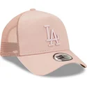 lippikset-kaareva-rekka-vaaleanpunainen-snapback-a-frame-tonal-mesh-los-angeles-dodgers-mlb-new-era