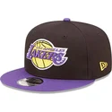 lippikset-littea-musta-snapback-9fifty-team-patch-los-angeles-lakers-nba-new-era