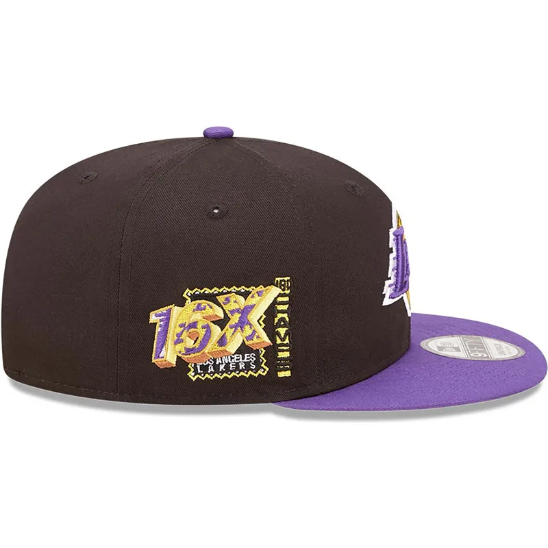 lippikset-littea-musta-snapback-9fifty-team-patch-los-angeles-lakers-nba-new-era