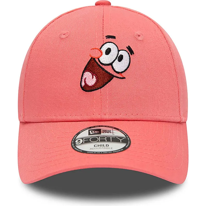 lippikset-kaareva-vaaleanpunainen-saadettava-nauha-lapsille-9forty-patricio-estrella-bob-esponja-new-era