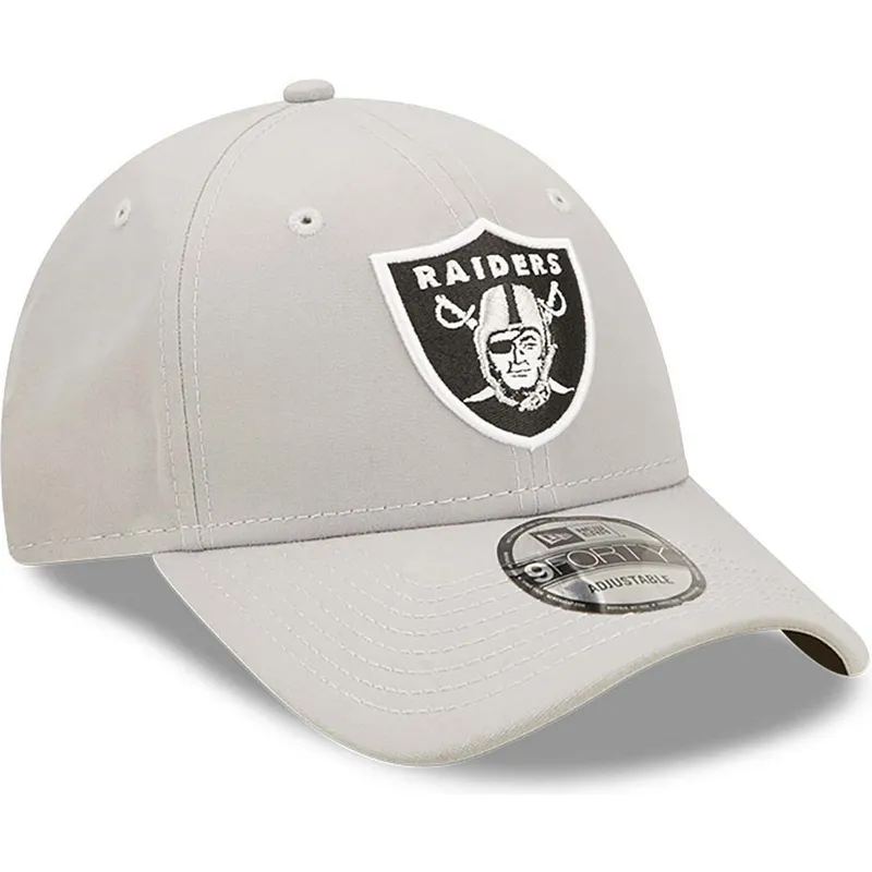 lippikset-kaareva-harmaa-saadettava-nauha-9forty-repreve-las-vegas-raiders-nfl-new-era
