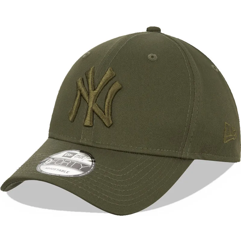 lippikset-kaareva-vihrea-snapback-9forty-league-essential-new-york-yankees-mlb-new-era