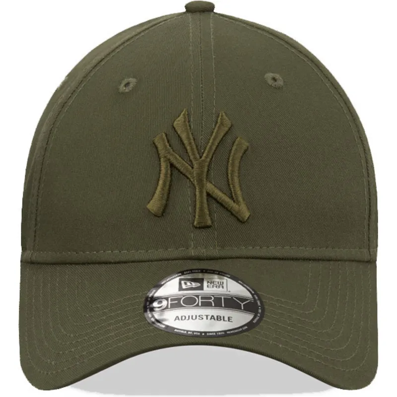 lippikset-kaareva-vihrea-snapback-9forty-league-essential-new-york-yankees-mlb-new-era
