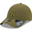 lippikset-kaareva-vihrea-snapback-9forty-repreve-new-york-yankees-mlb-new-era
