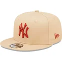 lippikset-littea-beige-snapback-9fifty-league-essential-new-york-yankees-mlb-new-era