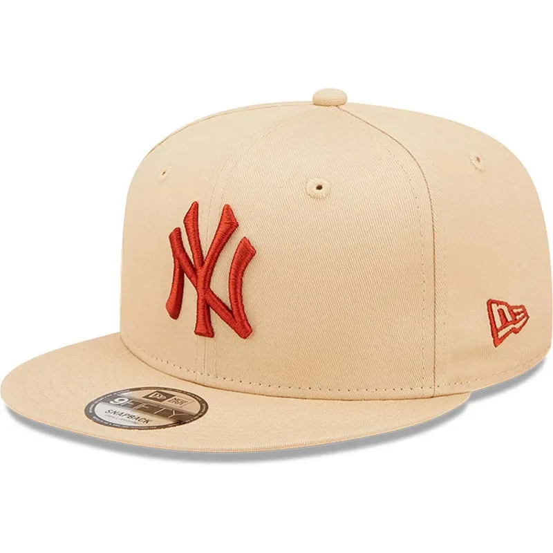 lippikset-littea-beige-snapback-9fifty-league-essential-new-york-yankees-mlb-new-era