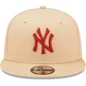 lippikset-littea-beige-snapback-9fifty-league-essential-new-york-yankees-mlb-new-era