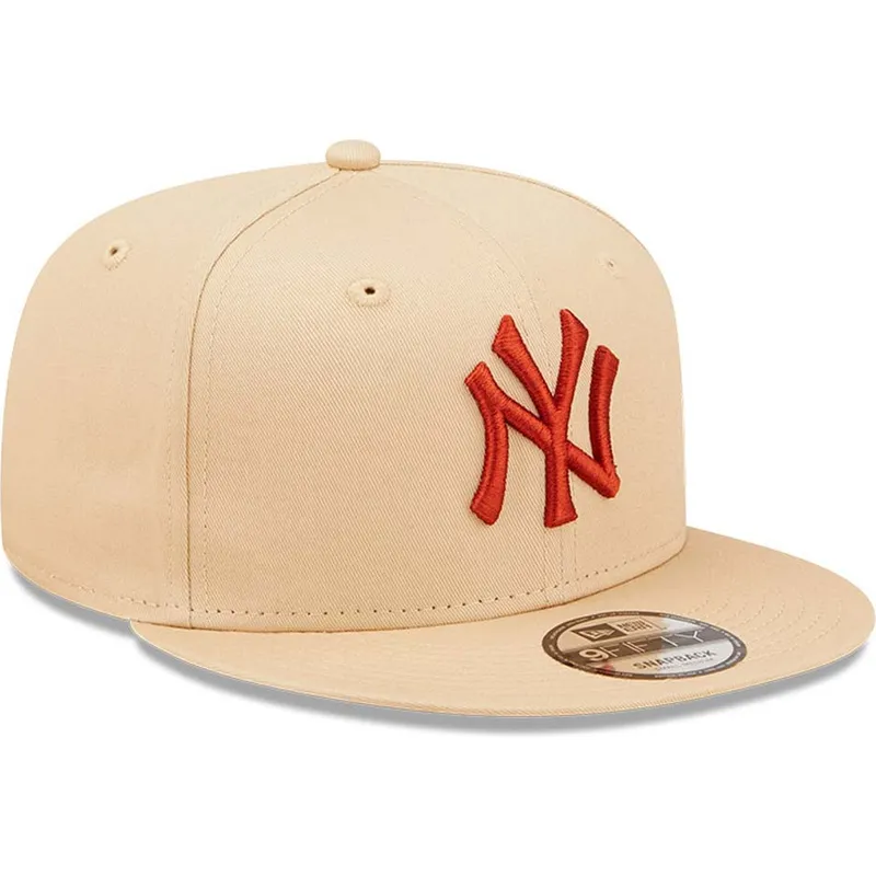 lippikset-littea-beige-snapback-9fifty-league-essential-new-york-yankees-mlb-new-era